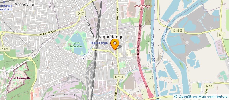 localisation de l'entreprise MONSIEUR BAPTISTE DELAIRE  HAGONDANGE