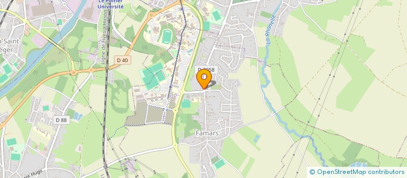 localisation de l'entreprise MONSIEUR BAPTISTE DELALIN  FAMARS