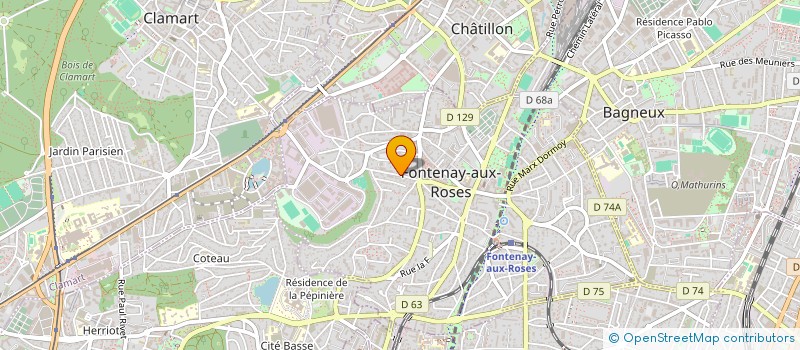 localisation de l'entreprise MONSIEUR BAPTISTE DELBECQ à FONTENAY-AUX-ROSES