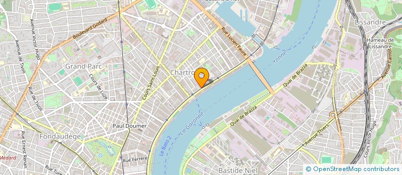 localisation de l'entreprise MONSIEUR BAPTISTE DELBOURG  BORDEAUX