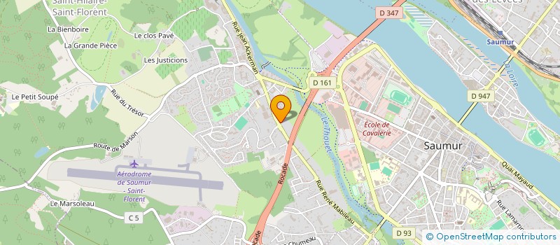 localisation de l'entreprise MONSIEUR BAPTISTE DELEURME  SAUMUR