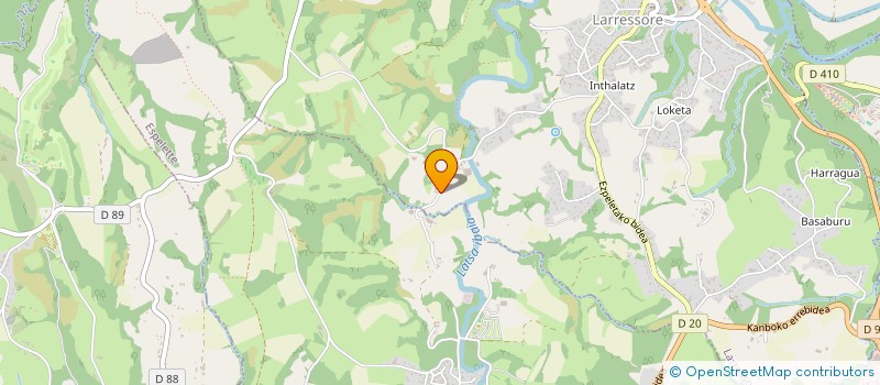 localisation de l'entreprise MONSIEUR BAPTISTE DENDALETCHE  LARRESSORE