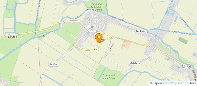 localisation de l'entreprise MONSIEUR BAPTISTE DENUIT  VOUILLE-LES-MARAIS