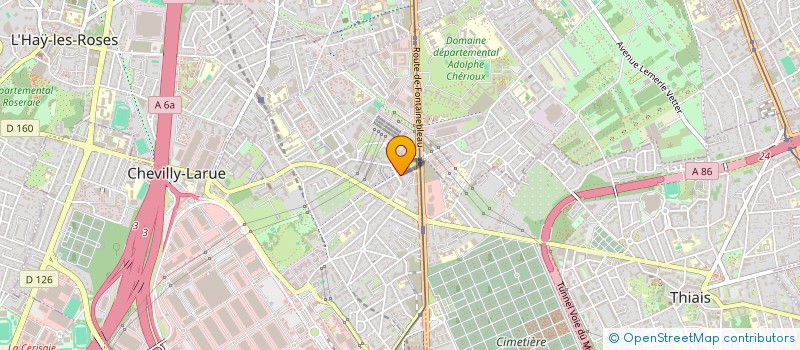 localisation de l'entreprise MONSIEUR BAPTISTE DEPOULAIN  CHEVILLY-LARUE