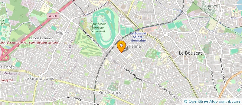 localisation de l'entreprise MONSIEUR BAPTISTE DEPOUTRE  LE BOUSCAT