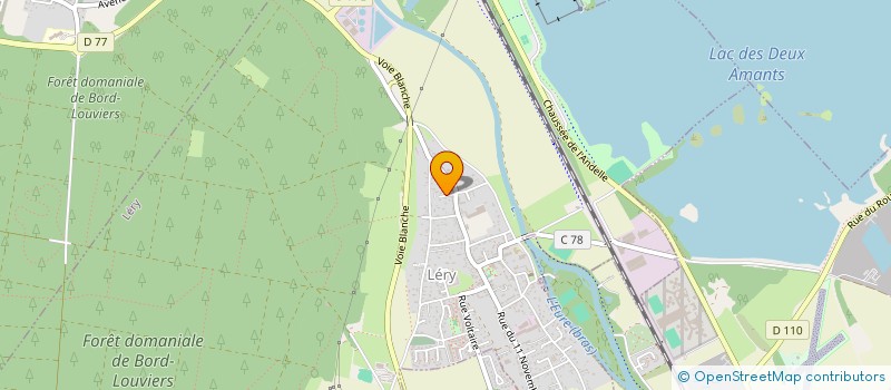 localisation de l'entreprise MONSIEUR BAPTISTE DEROMBISE  LERY