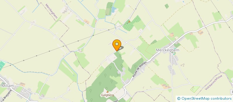 localisation de l'entreprise MONSIEUR BAPTISTE DESCHODT  MERCKEGHEM