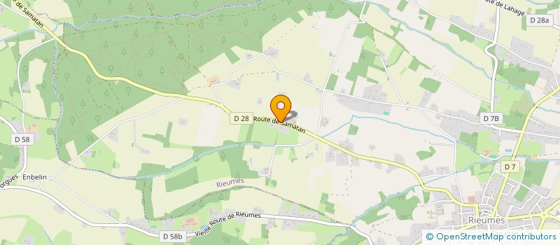 localisation de l'entreprise MONSIEUR BAPTISTE DESMETTRE  RIEUMES