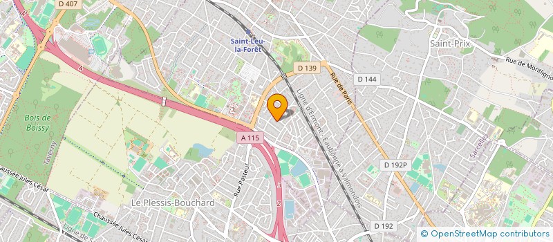 localisation de l'entreprise MONSIEUR BAPTISTE DESPONT  SAINT-LEU-LA-FORET