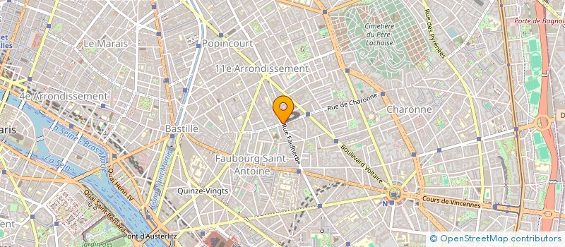 localisation de l'entreprise MONSIEUR BAPTISTE DESPOUYS  PARIS