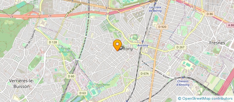 localisation de l'entreprise MONSIEUR BAPTISTE DEVOUASSOUX à ANTONY