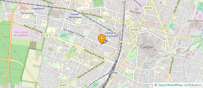 localisation de l'entreprise MONSIEUR BAPTISTE DHUY  COLMAR