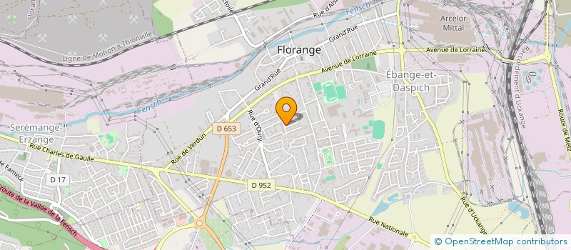 localisation de l'entreprise MONSIEUR BAPTISTE DIAN  FLORANGE