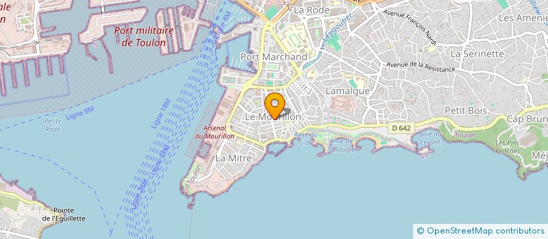 localisation de l'entreprise MONSIEUR BAPTISTE DIAZ  TOULON