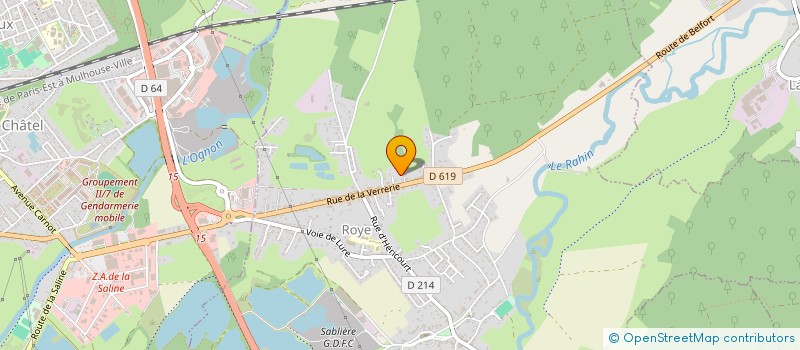 localisation de l'entreprise MONSIEUR BAPTISTE DIEUDONNE  ROYE