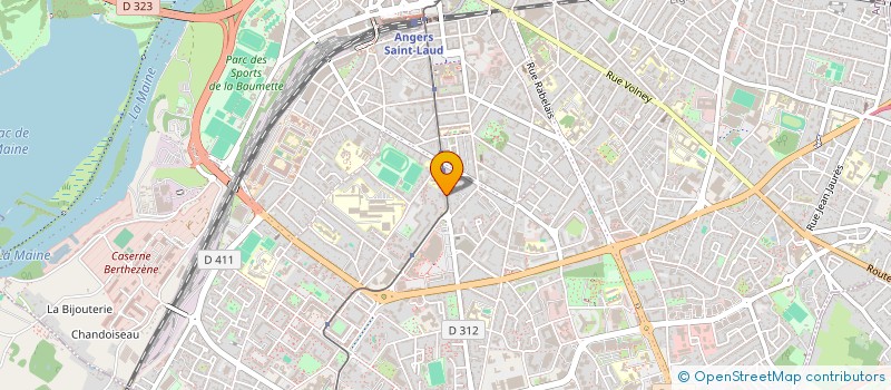 localisation de l'entreprise MONSIEUR BAPTISTE DIJOUX à ANGERS