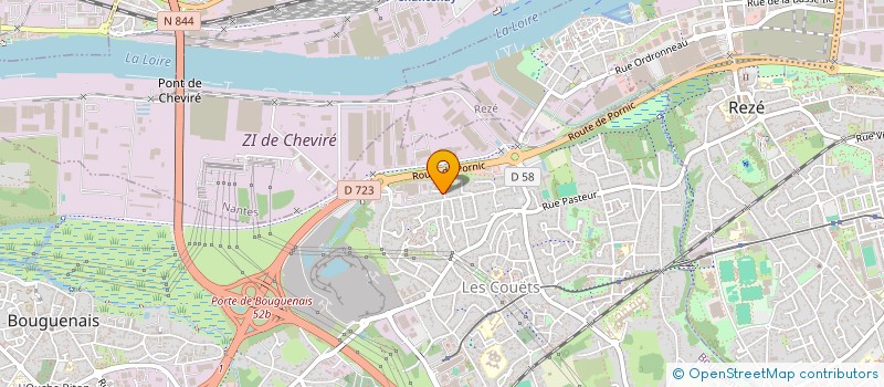 localisation de l'entreprise MONSIEUR BAPTISTE DONATI BOCHEREAU  BOUGUENAIS