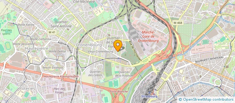 localisation de l'entreprise MONSIEUR BAPTISTE DOPPLER  STRASBOURG