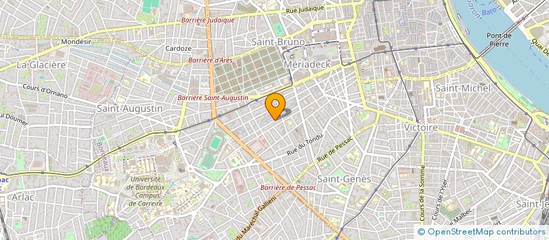 localisation de l'entreprise MONSIEUR BAPTISTE DOS REIS  BORDEAUX