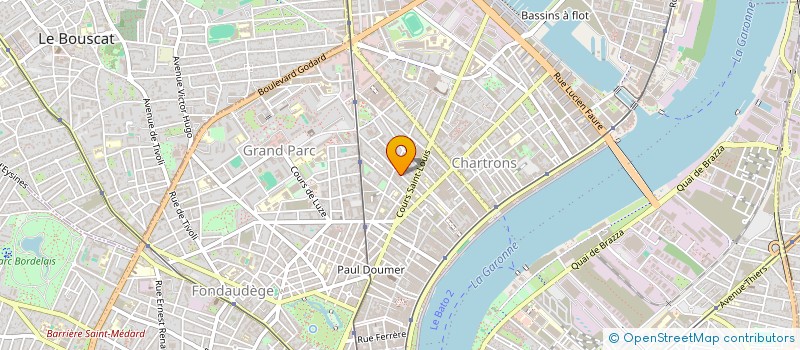 localisation de l'entreprise MONSIEUR BAPTISTE DOUET  BORDEAUX