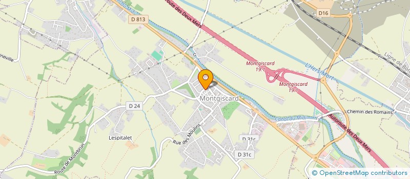 localisation de l'entreprise MONSIEUR BAPTISTE DOUIN  MONTGISCARD
