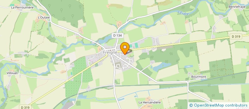 localisation de l'entreprise MONSIEUR BAPTISTE DOUSSOT  VALLONS-DE-L'ERDRE