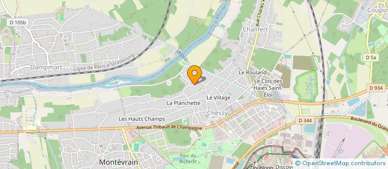 localisation de l'entreprise MONSIEUR BAPTISTE DOUX à CHESSY