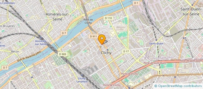 localisation de l'entreprise MONSIEUR BAPTISTE DROUILHET à CLICHY