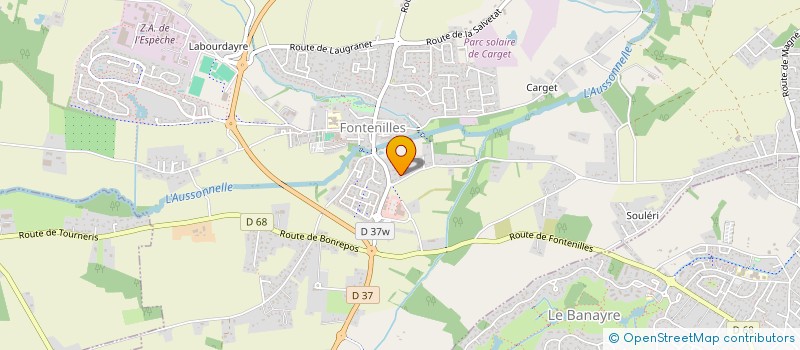 localisation de l'entreprise MONSIEUR BAPTISTE DUBARRY  FONTENILLES