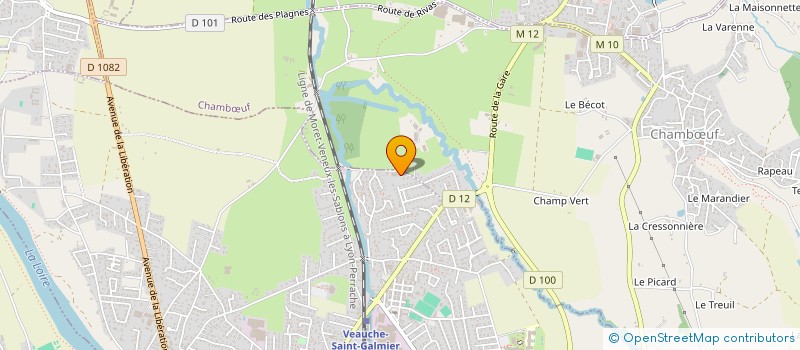 localisation de l'entreprise MONSIEUR BAPTISTE DUBOEUF  VEAUCHE