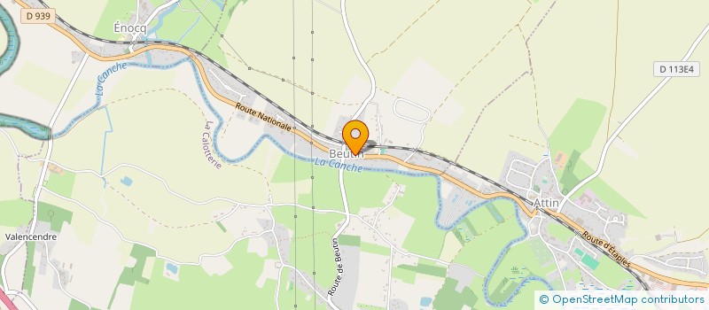 localisation de l'entreprise MONSIEUR BAPTISTE DUBRULLE  BEUTIN