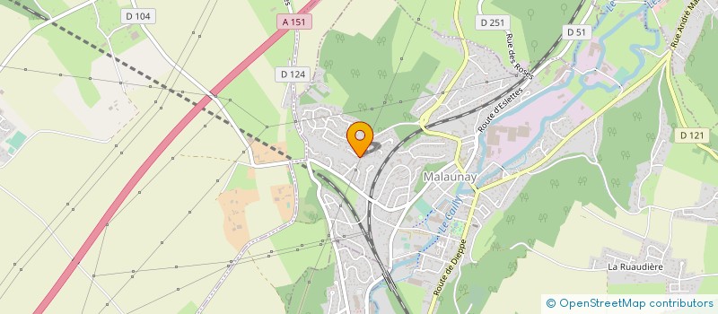 localisation de l'entreprise MONSIEUR BAPTISTE DUBUC à MALAUNAY