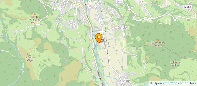 localisation de l'entreprise MONSIEUR BAPTISTE DUCOMS  GERDE