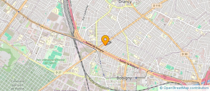 localisation de l'entreprise MONSIEUR BAPTISTE DUCRON  BOBIGNY