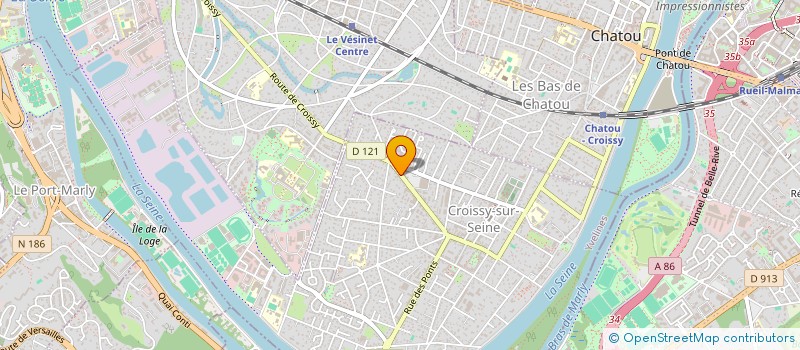 localisation de l'entreprise MONSIEUR BAPTISTE DUGARD  CROISSY-SUR-SEINE