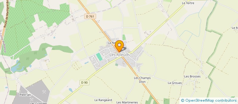 localisation de l'entreprise MONSIEUR BAPTISTE DUGRE  BRISSAC LOIRE AUBANCE