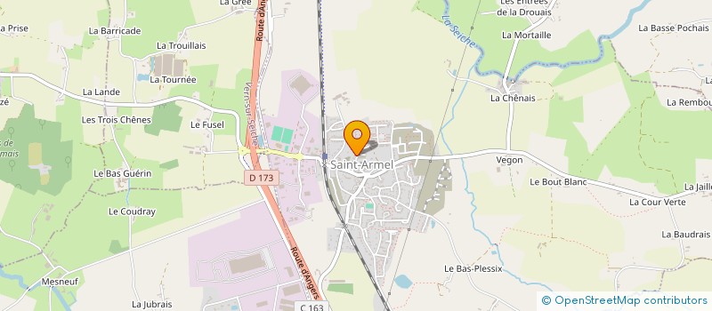 localisation de l'entreprise MONSIEUR BAPTISTE DURAND  SAINT-ARMEL