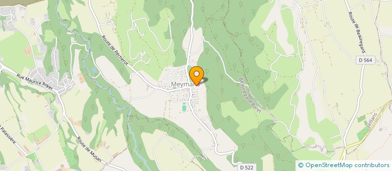 localisation de l'entreprise MONSIEUR BAPTISTE DURAND  BEAUREGARD-BARET