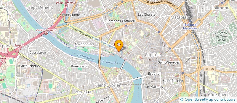 localisation de l'entreprise MONSIEUR BAPTISTE DURANTON  TOULOUSE