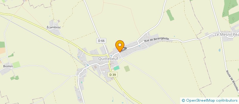 localisation de l'entreprise MONSIEUR BAPTISTE DURECU  QUITTEBEUF