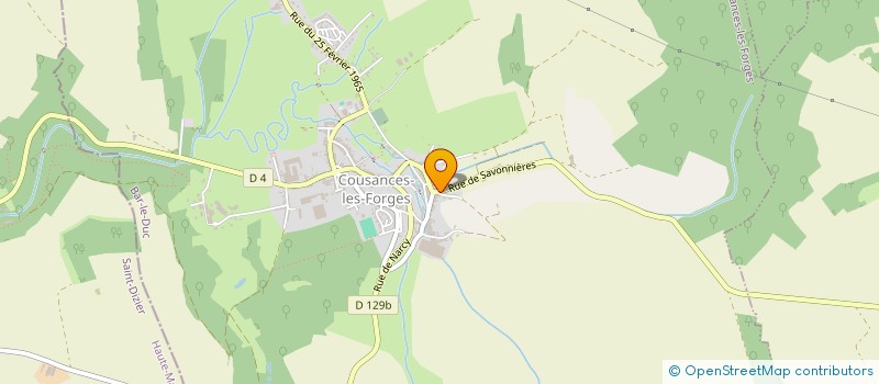 localisation de l'entreprise MONSIEUR BAPTISTE DURST  COUSANCES-LES-FORGES