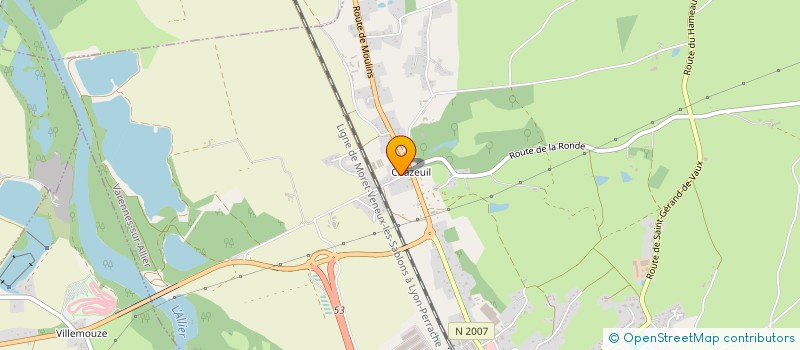 localisation de l'entreprise MONSIEUR BAPTISTE EDIER  VARENNES-SUR-ALLIER