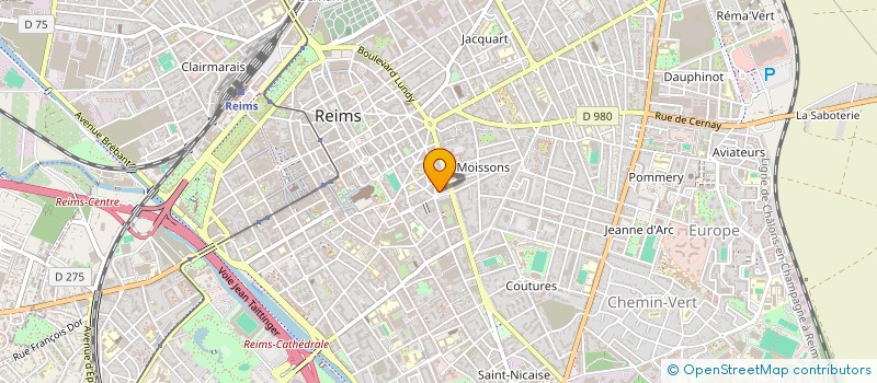 localisation de l'entreprise MONSIEUR BAPTISTE EGNER  REIMS