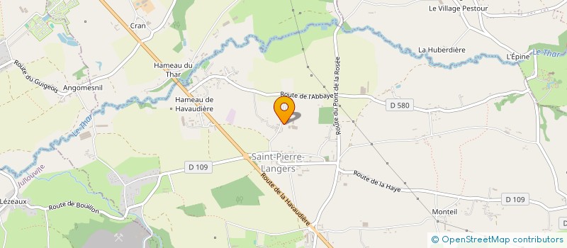 localisation de l'entreprise MONSIEUR BAPTISTE ENCOIGNARD à SAINT-PIERRE-LANGERS