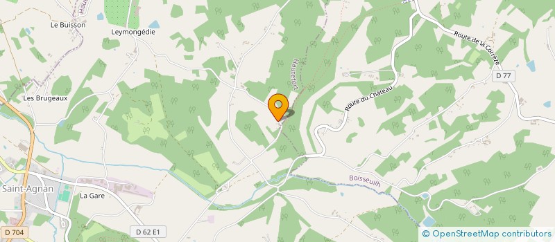 localisation de l'entreprise MONSIEUR BAPTISTE EYSSARTIER  HAUTEFORT