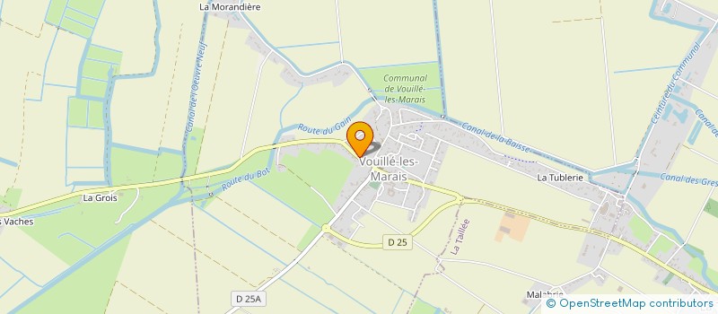 localisation de l'entreprise MONSIEUR BAPTISTE FAIVRE  VOUILLE-LES-MARAIS