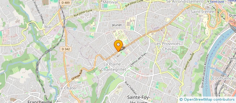 localisation de l'entreprise MONSIEUR BAPTISTE FARNIER  LYON