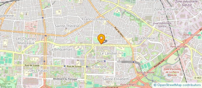 localisation de l'entreprise MONSIEUR BAPTISTE FERON  RENNES