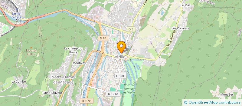 localisation de l'entreprise MONSIEUR BAPTISTE FERRARO à VIZILLE