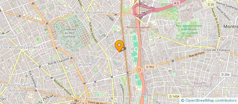 localisation de l'entreprise MONSIEUR BAPTISTE FERRIER  PARIS